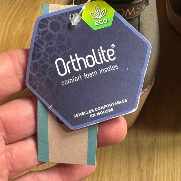 TOMS Size 10 Women's Tarmac Olive water resistant Wedge Ankle Boots - Picture 9 of 14